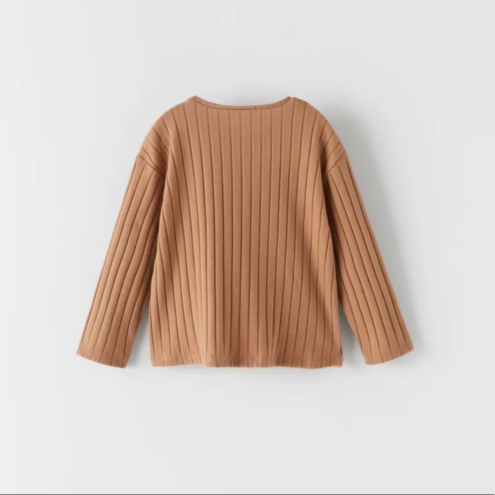 Zara Soft Touch Ribbed Top - Picture 2 of 7